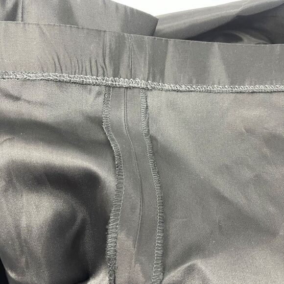 Vera Wang Maids Black Hutch Slim Spaghetti Strap Bow-Back Midi Dress Size 12 - Picture 10 of 10